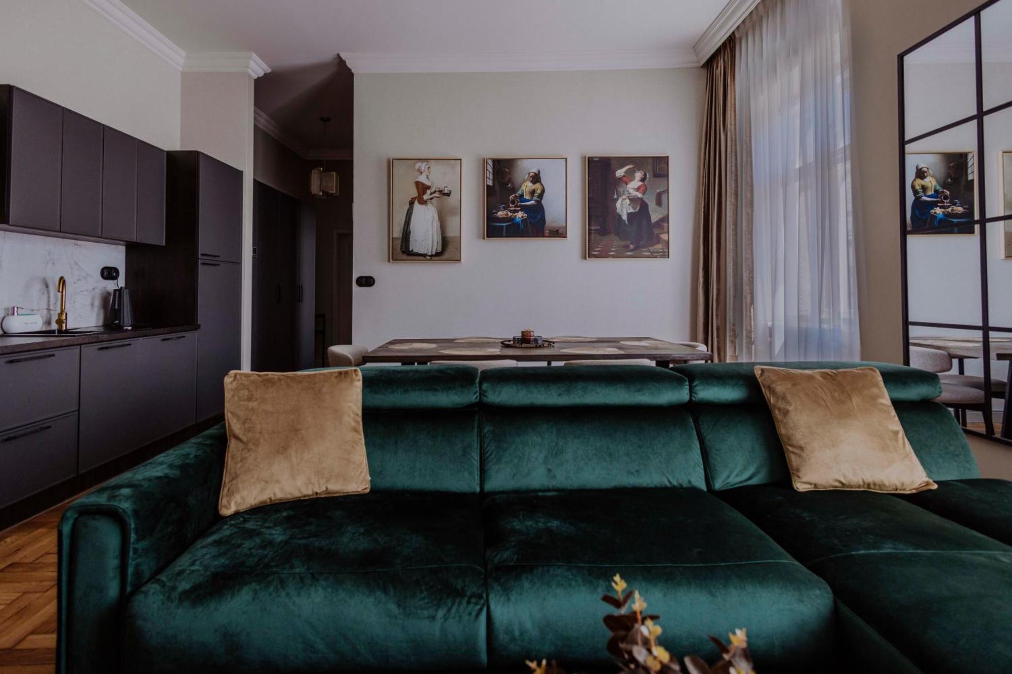 Crown Pearl - Wonderful Apartment, 110Scm, 4 Rooms Krakau Exterior foto