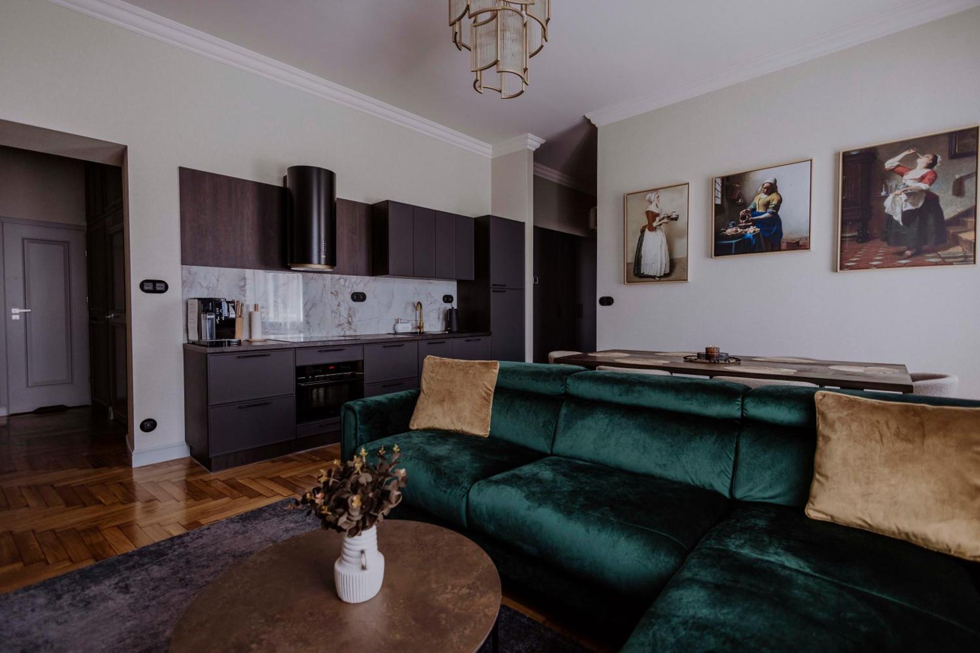 Crown Pearl - Wonderful Apartment, 110Scm, 4 Rooms Krakau Exterior foto