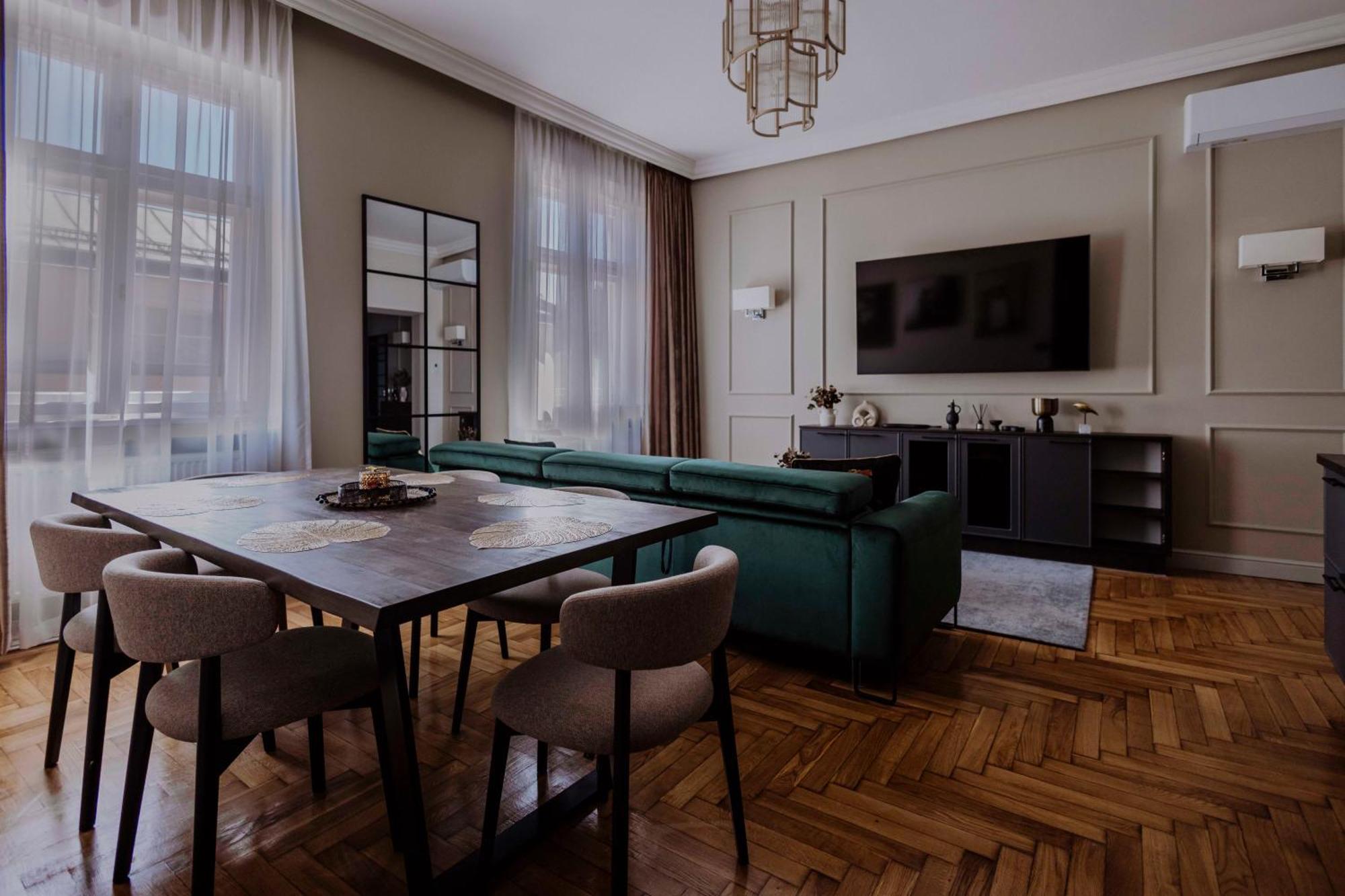 Crown Pearl - Wonderful Apartment, 110Scm, 4 Rooms Krakau Exterior foto